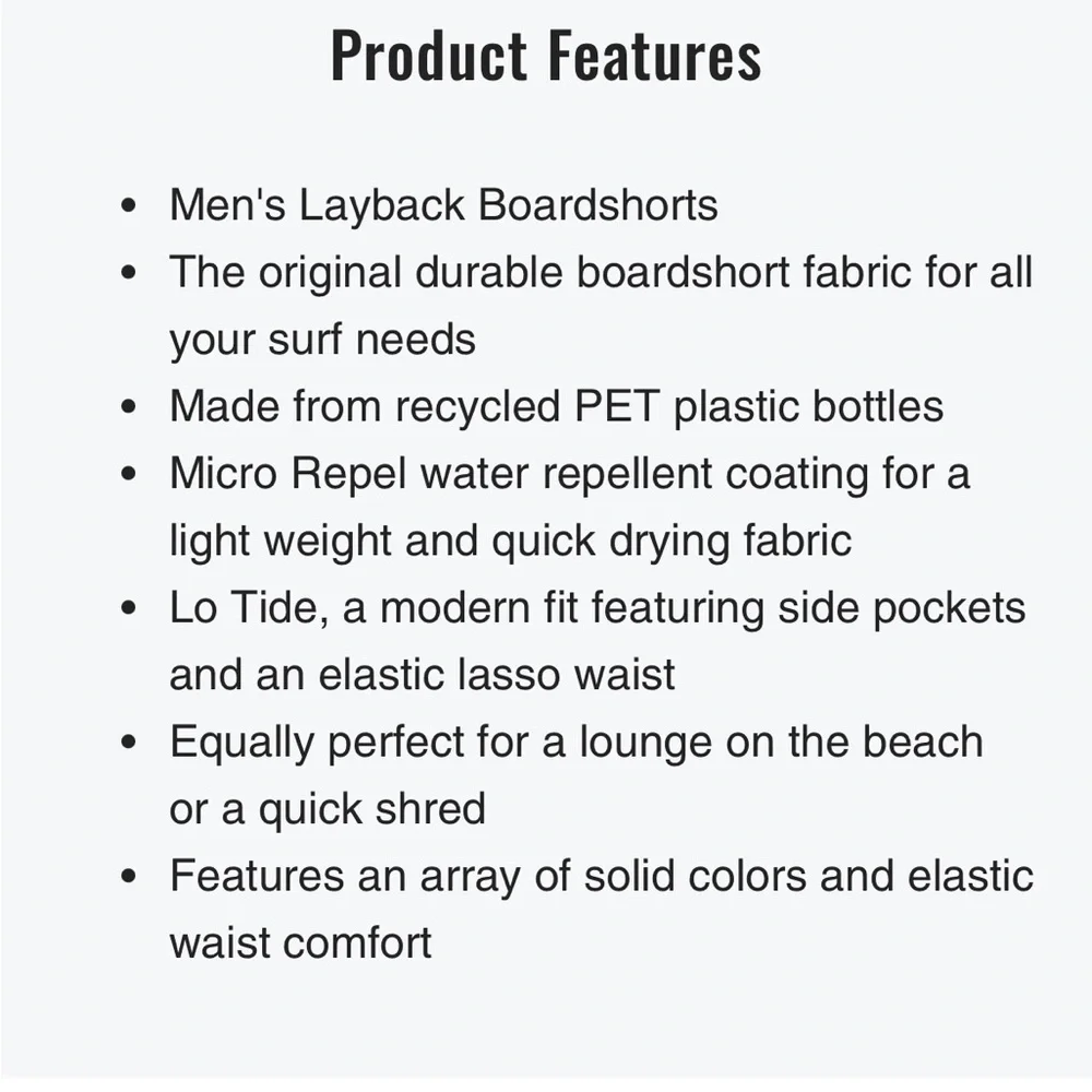 Billabong Layback Men's Blue Shorts - Picture 10 of 11